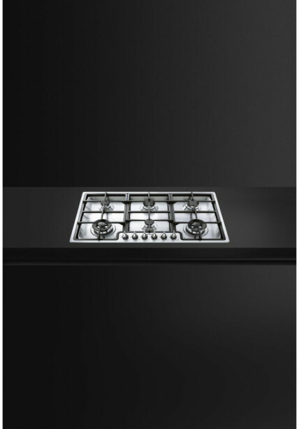 Kaasuliesitaso Smeg PGF962, 86.7cm, teräs