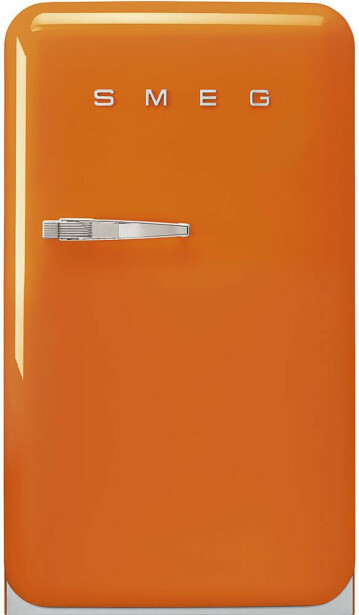 Jääkaappi pakastelokerolla Smeg FAB10ROR6, 54.5cm, 122l, oranssi