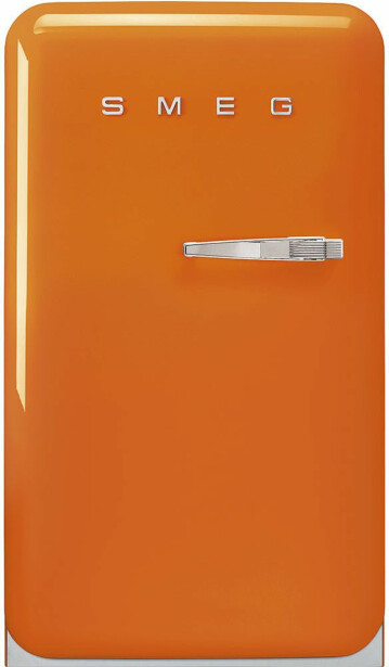 Jääkaappi pakastelokerolla Smeg FAB10LOR6, 54.5cm, 122l, oranssi