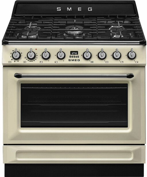 Kaasuliesi Smeg TR90GMP, 90cm, kermanvalkoinen
