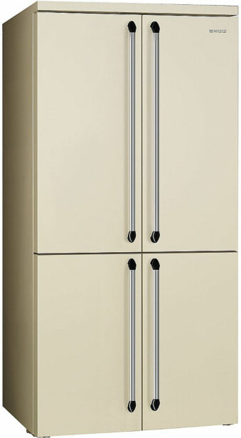 Jääkaappipakastin French Door Smeg FQ960P6, 91.5cm, 572l, kermanvärinen