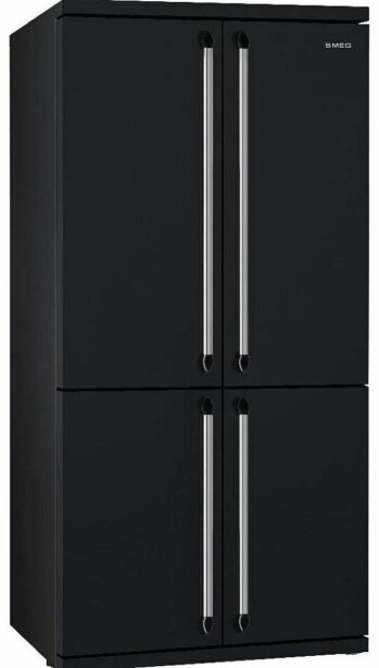 Jääkaappipakastin French Door Smeg FQ960BL6, 91.5cm, 572l, musta