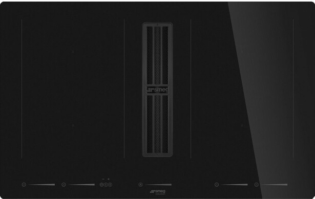 Induktioliesitaso tuulettimella Smeg HOBD682D2, 80cm, musta