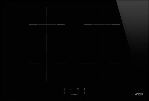 Induktioliesitaso Smeg SIB2741D, 75cm, musta