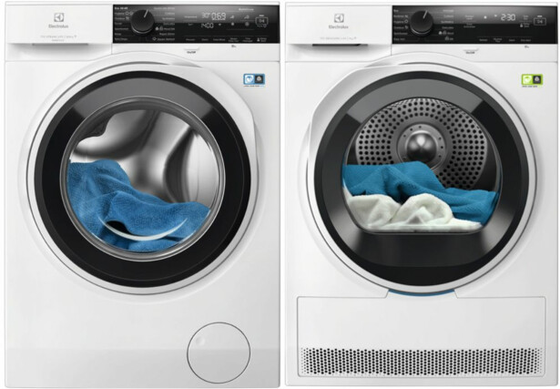 Pesukone ja kuivausrumpu Electrolux EFI743VX4Q EDI743V95V, 8/9kg, valkoinen