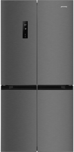 Jääkaappipakastin Smeg FQI48KD French Door, teräs, 84cm, 488l