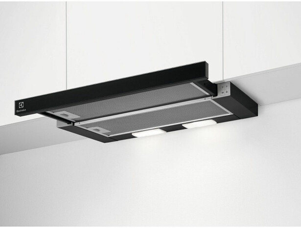 Liesituuletin Electrolux LFP326FB, 59.8cm, kaapiston alle, musta