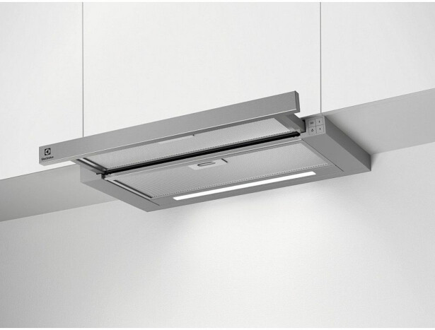 Liesituuletin Electrolux LFP616X, 59.8cm, kaapiston alle, harmaa