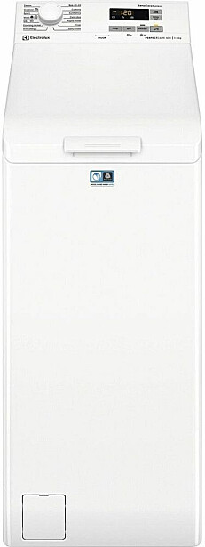 Päältä täytettävä pyykinpesukone Electrolux EW6T462O4O, 39.7cm, 6kg, 1200rpm, valkoinen