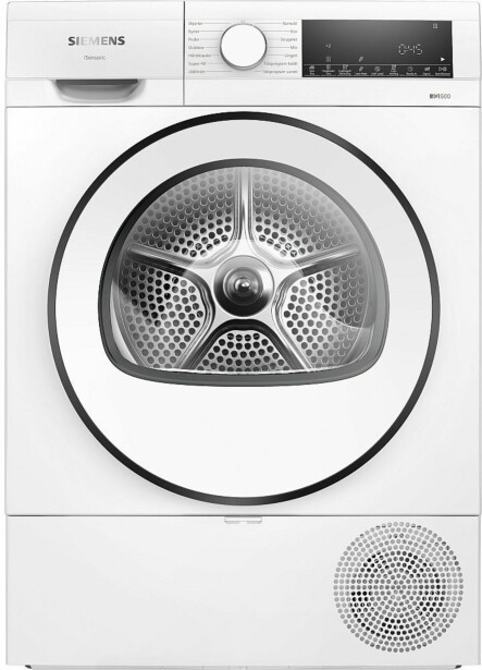 Lämpöpumppukuivausrumpu Siemens WQ42G20LDN iQ500, 60cm, 9kg, valkoinen