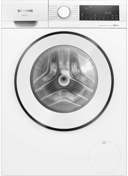 Edestä täytettävä pesukone Siemens WG54G2FMDN iQ500, 60cm, 9kg, 1400rpm, valkoinen