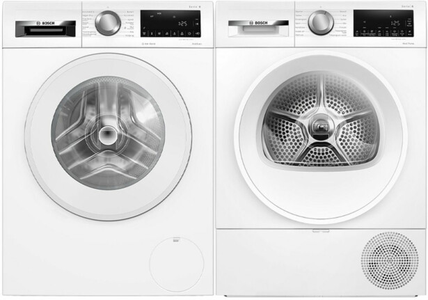 Pesukone ja kuivausrumpu Bosch WGG244ZMSN-WQG2420ASN Serie 6, 10/8kg, valkoinen