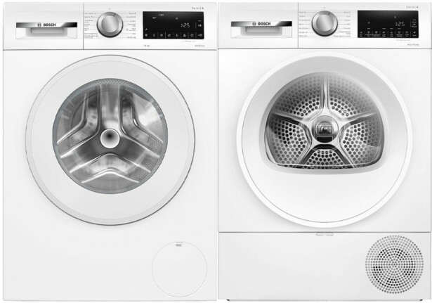 Pesukone ja kuivausrumpu Bosch WGG254ZASN-WQG2420ASN Serie 6, 10/8kg, valkoinen