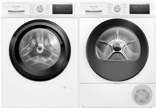 Pesukone ja kuivausrumpu Siemens WM14N22EDN-WT45HV0EDN iQ300,10/9kg, valkoinen
