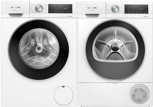 Pesukone ja kuivausrumpu Siemens WG56G2ZIDN-WQ42G20KDN iQ500, 9/9kg, valkoinen