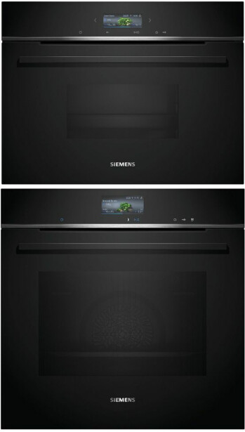 Uuni ja höyryuuni Siemens HR736G1B1-CD714GXB1, 118.8cm, musta