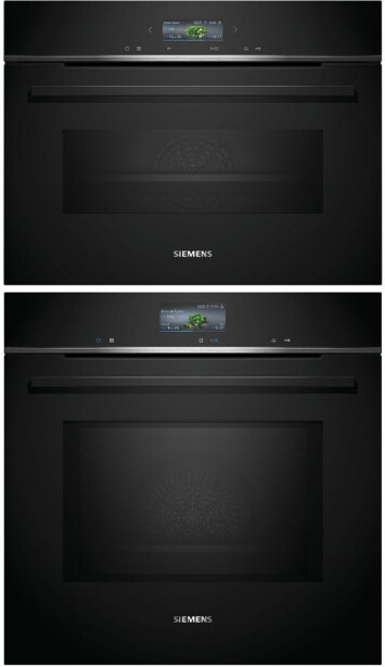 Uuni ja mikroaaltouuni Siemens HM736G1B1-CM724G1B1, 118.8cm, musta