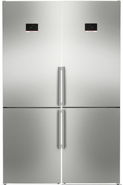 Jääkaappipakastin Bosch 2 kpl KGN367ICT Serie 4, 60cm, 321l, teräs