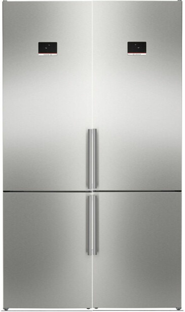 Jääkaappipakastin Bosch 2 kpl KGN397ICT Serie 4, 60cm, 363l, teräs