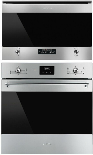Uuni ja mikroaaltouuni Smeg SF6300TVX-MP322X1, 119.2cm, teräs