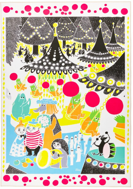 Matto Vallila Juhlat, 140x200cm, monivärinen