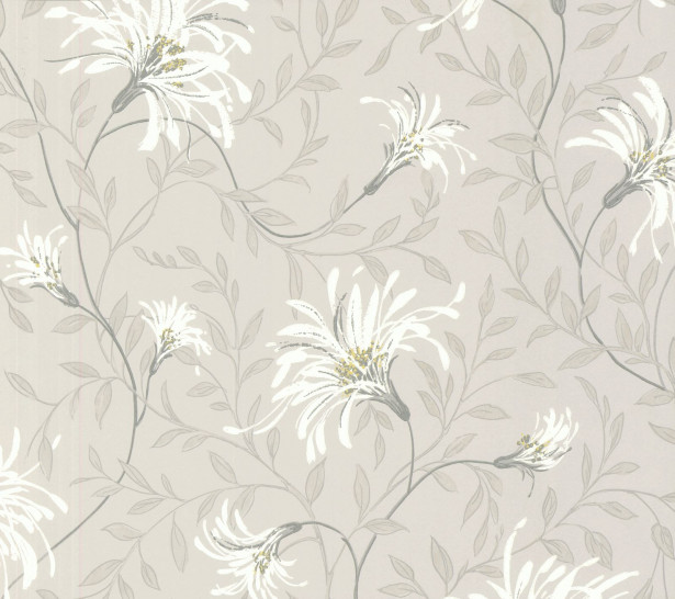 Tapetti 1838 Wallcoverings Fairhaven, harmaa/vihreä, 0,52x10,05m