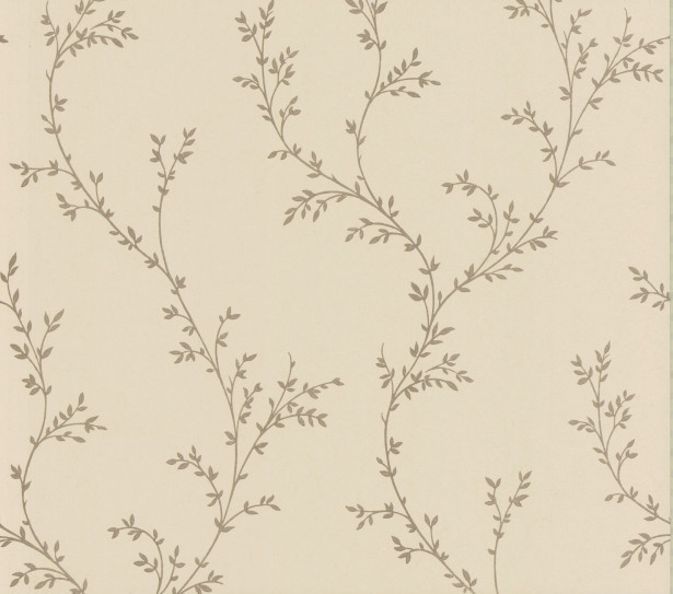 Tapetti 1838 Wallcoverings Milton, beige/kulta, 0,52x10,05m