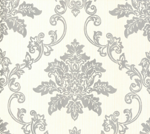 Tapetti 1838 Wallcoverings Hampton, beige/hopea, 0,52x10,05m