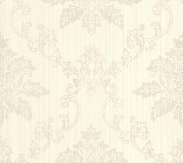 Tapetti 1838 Wallcoverings Hampton, beige/kiiltävä, 0,52x10,05m