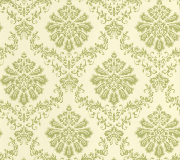 Tapetti 1838 Wallcoverings Broughton, vihreä, 0,52x10,05m