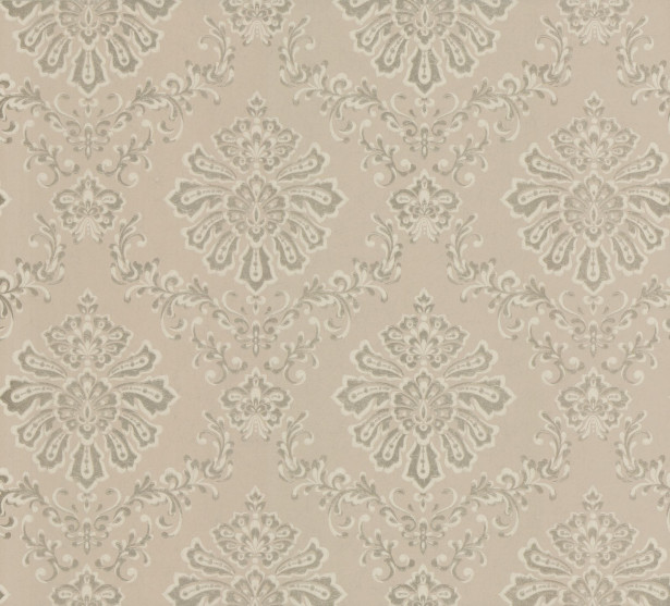 Tapetti 1838 Wallcoverings Broughton, beige/kulta, 0,52x10,05m