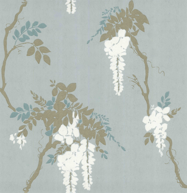 Tapetti 1838 Wallcoverings Leonora, sininen, 0,52x10,05m