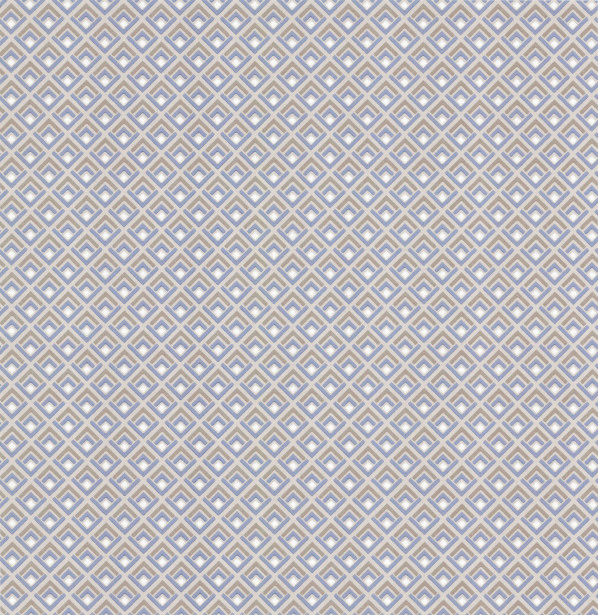 Tapetti 1838 Wallcoverings Gio, sininen, 0,52x10,05m