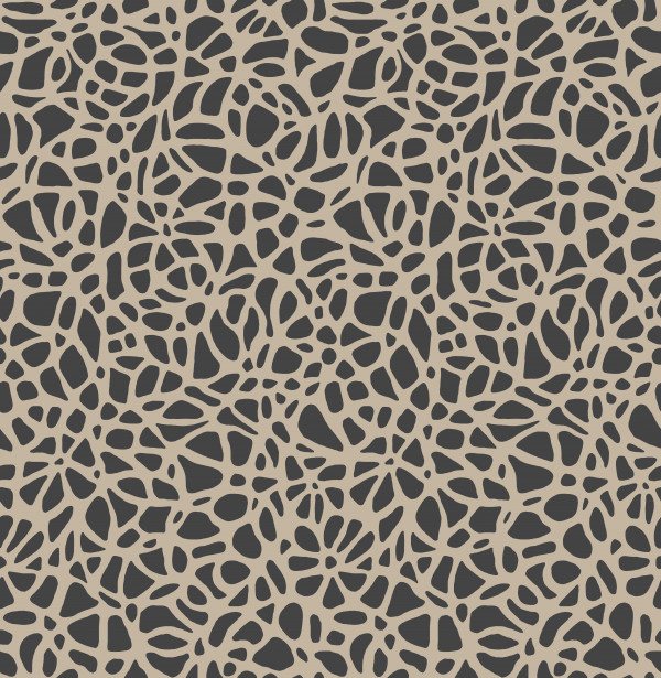 Tapetti 1838 Wallcoverings Pebble flock, ruskea, 0,52x10,05m