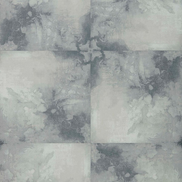 Tapetti 1838 Wallcoverings Crystalline, siniharmaa