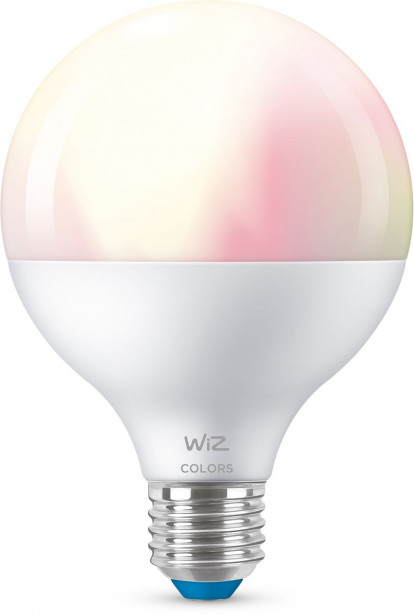 LED-älylamppu WiZ G95 Color, Wi-Fi, 11W, E27, pallo