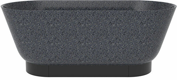 Kylpyamme Woodio Flow Stone, 1600x700mm, harmaa