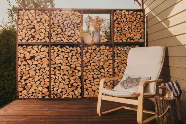 Klapiseinä GrillSymbol Wiimaa WoodStock L, 240 x 37 x 170 cm
