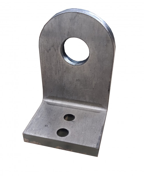 Kulmakiinnike Warma, hitsattava, 120/75x80x12mm, reikä 30mm