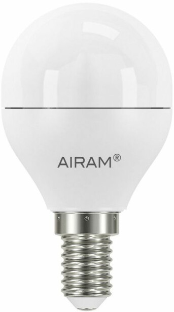 LED-pienkupulamppu Airam Pro P45 840 DIM, E14, 4000K, 470lm, OP, himmennettävä