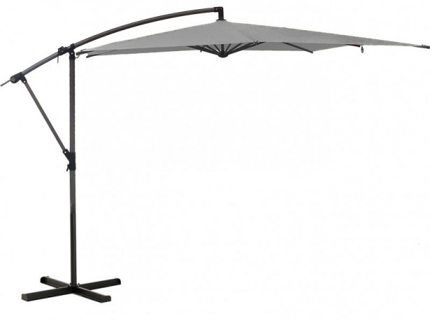 Aurinkovarjo Home4you Malta, ø300cm, harmaa