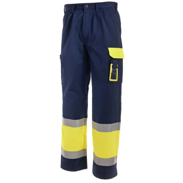 Housut Blåkläder Highvis 1584, keltainen/sininen