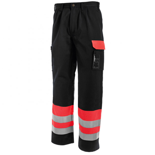 Housut Blåkläder Highvis 1584, punainen/musta