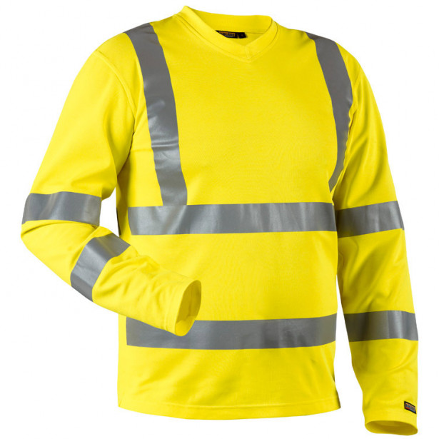 Pitkähihainen T-paita Blåkläder Highvis 3381, keltainen