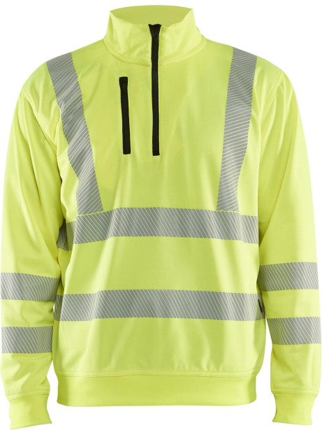 Collegepaita Blåkläder 3564 Highvis, lyhyellä vetoketjulla, eri värejä