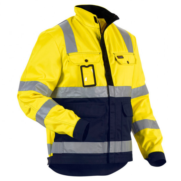 Takki Blåkläder Highvis 4023, keltainen/mariininsininen