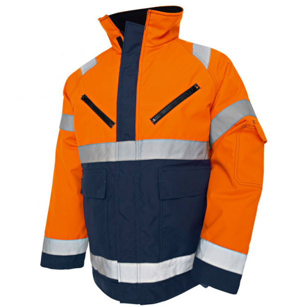 Talvitakki Blåkläder Highvis 4827, oranssi/mariininsininen