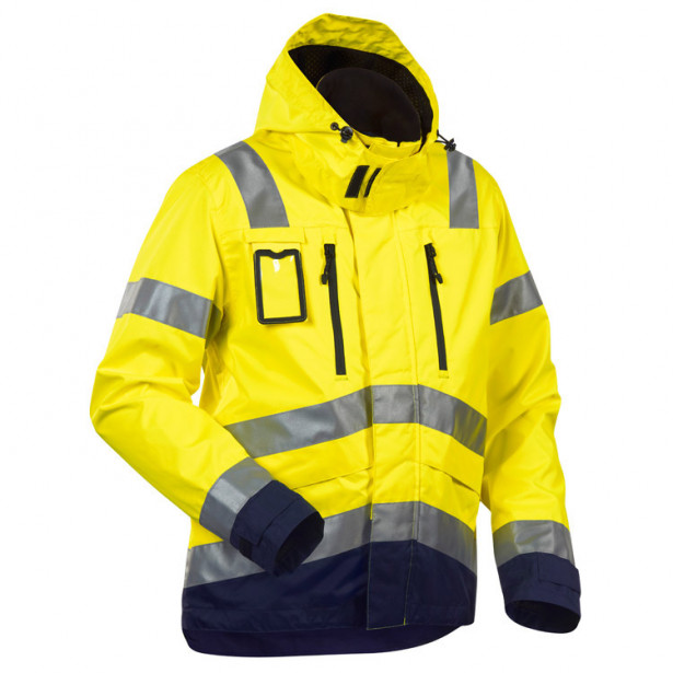 Kuoritakki Blåkläder Highvis 4837, keltainen/mariininsininen