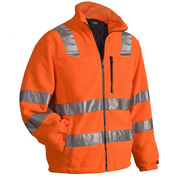 Fleecepusero Blåkläder Highvis 4853, oranssi