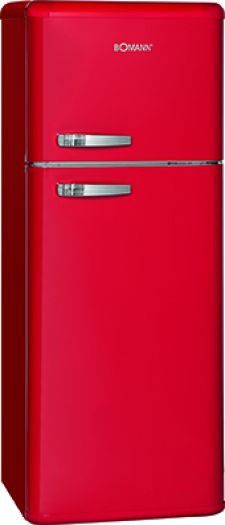 Jääkaappipakastin Bomann DTR353, 55cm, punainen